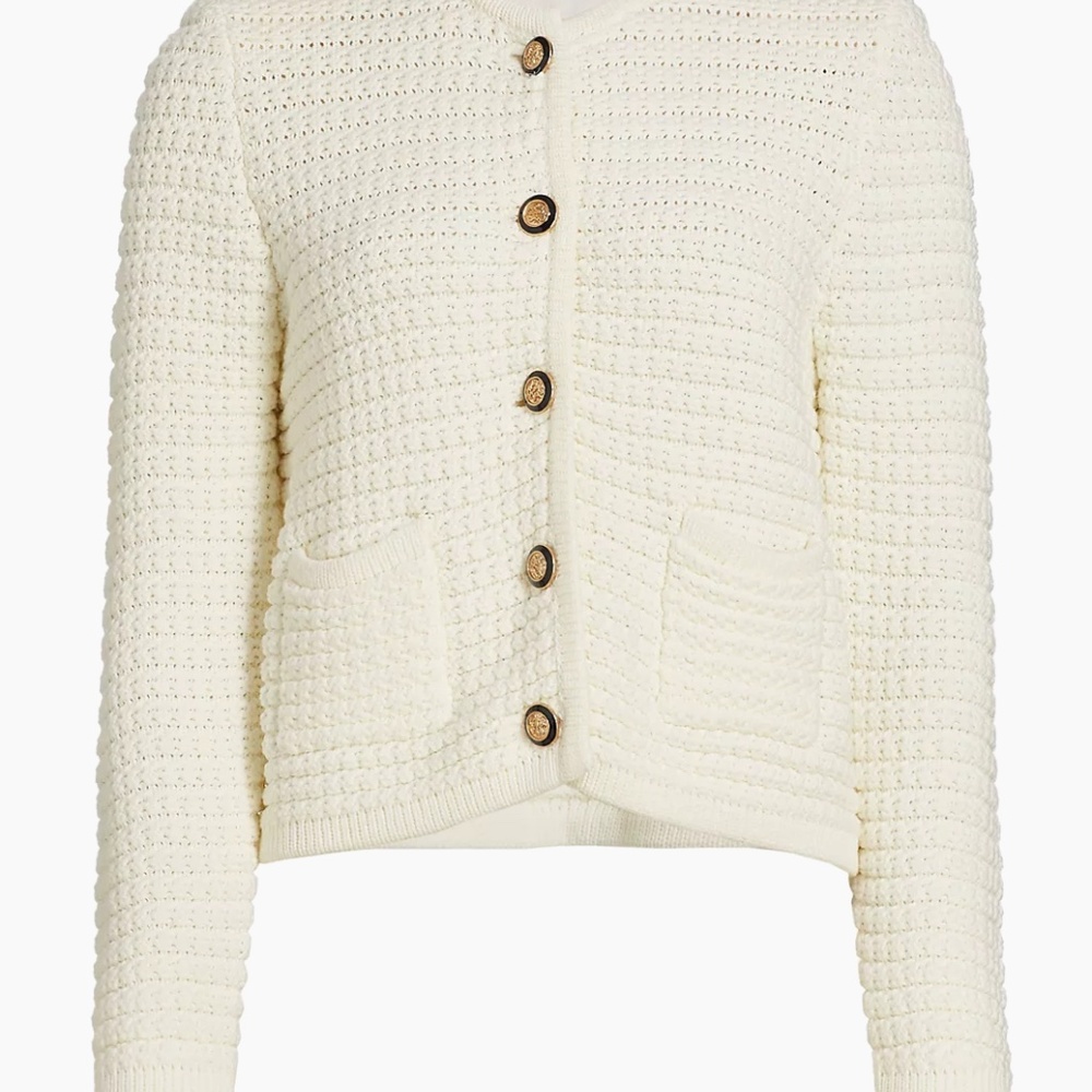 ba&sh Gaspard Cardigan - Cream/Ecru
